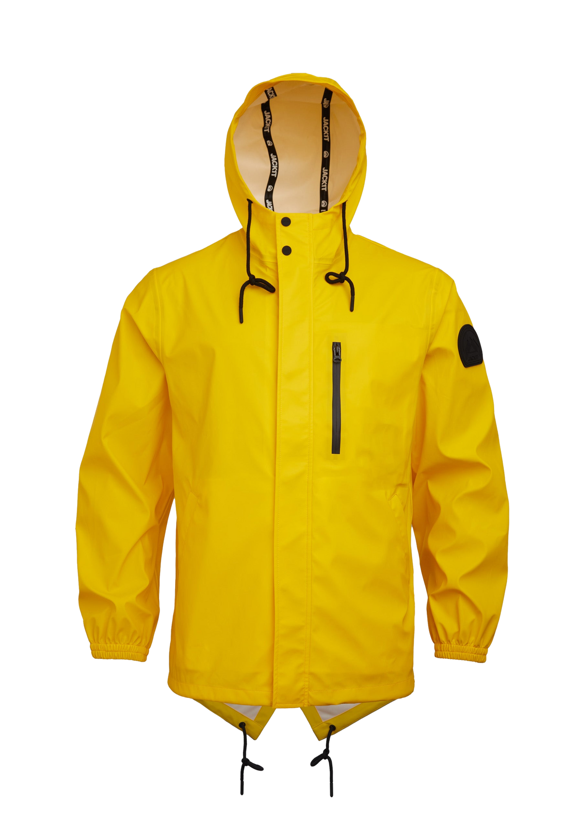 ELEMENTS Unisex Raincoat 2.0 Yellow flat lay swatch