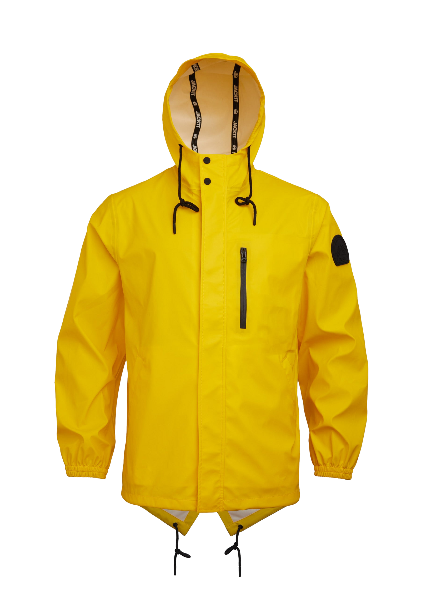ELEMENTS Unisex Raincoat 2.0 Yellow flat lay swatch