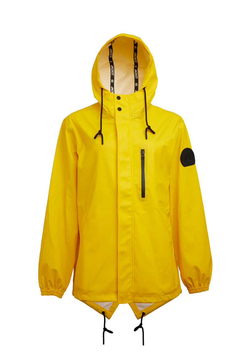 ELEMENTS Raincoat 2.0 Yellow flat lay swatch