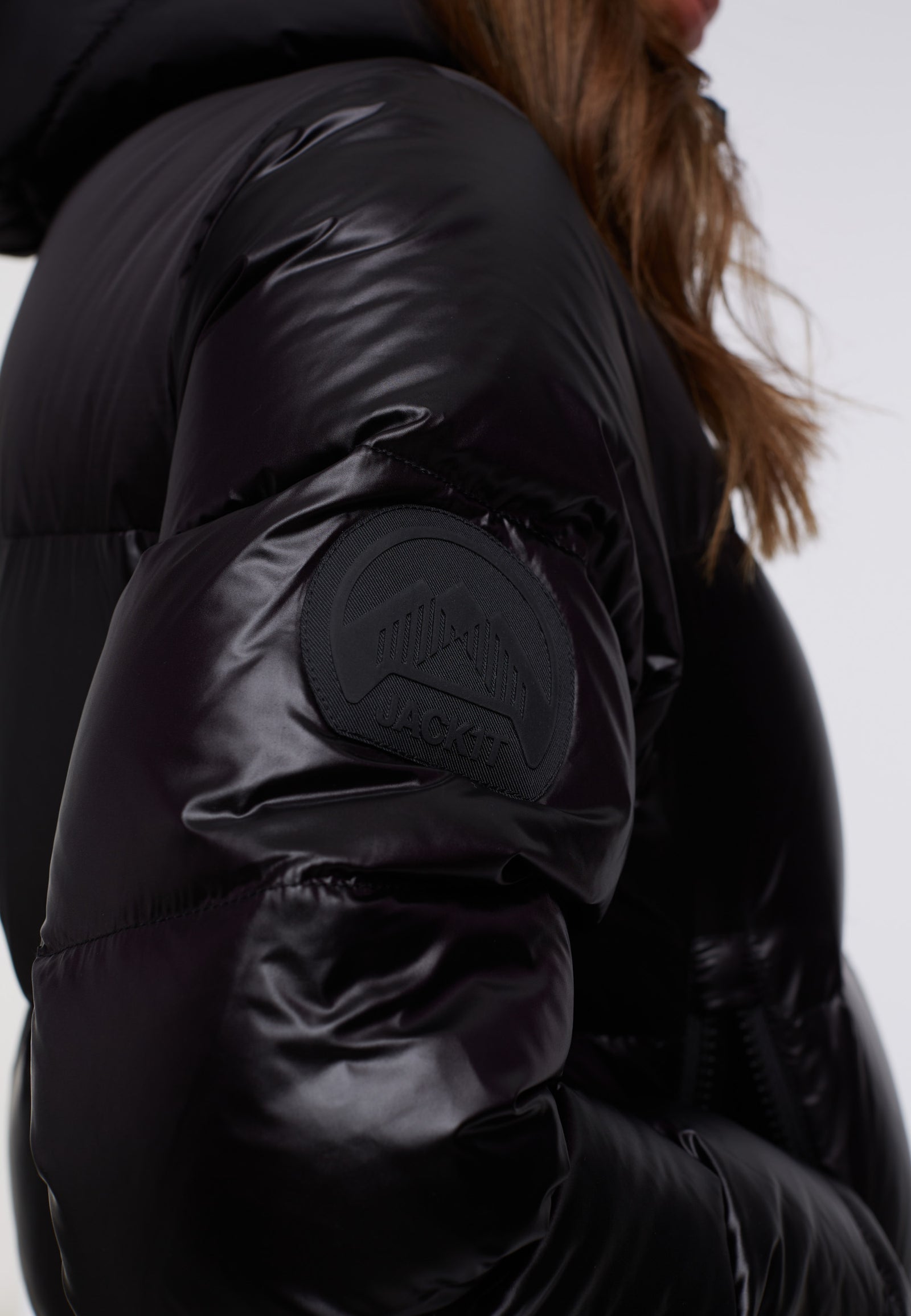 Women's Diamond Quilted Knee Length Jackets Oversize Zip Up
