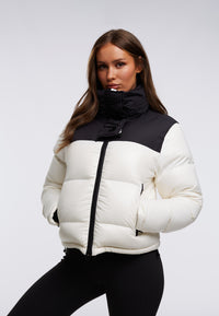 Diamond Down Alps Slick Crop Jacket