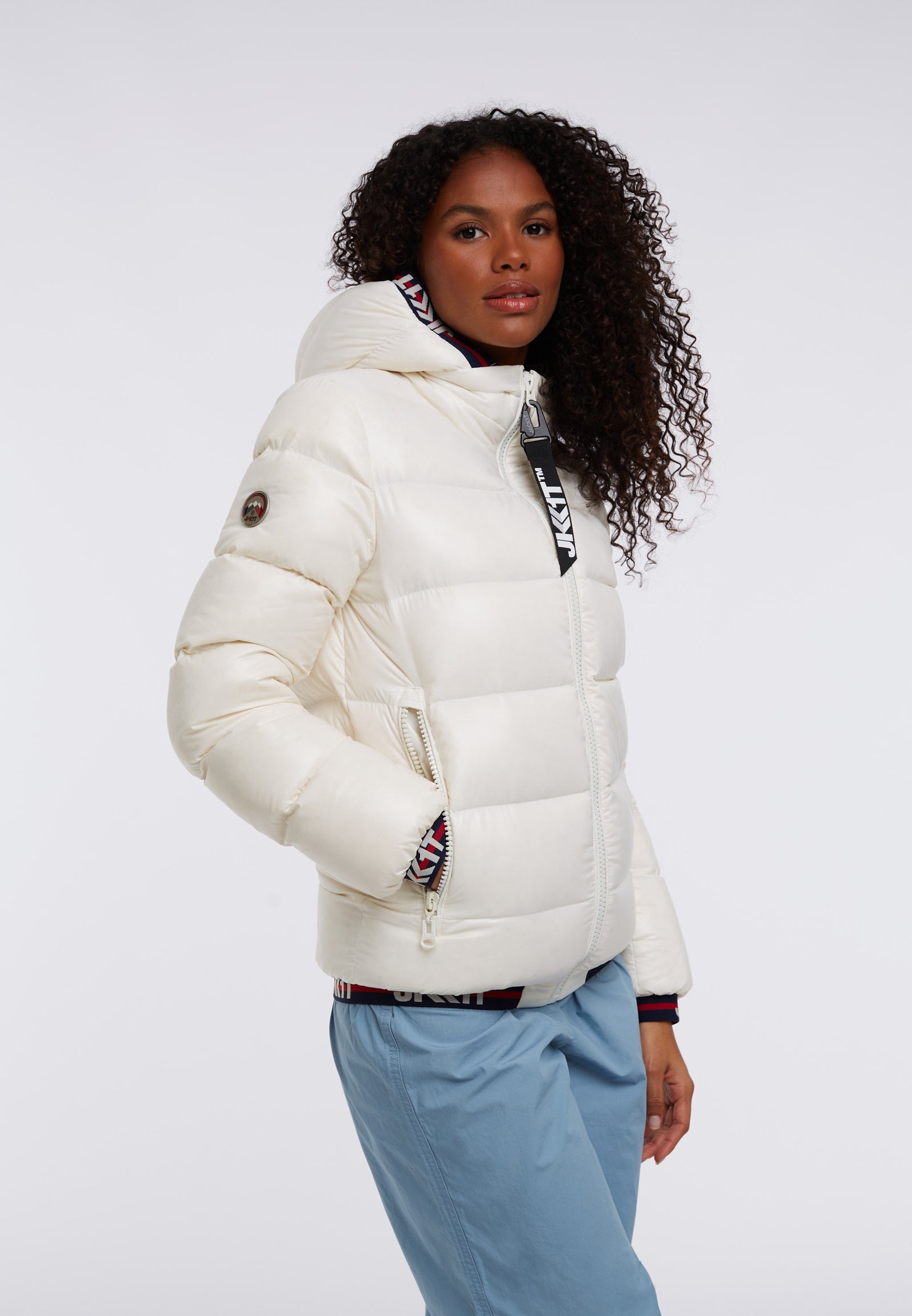 ジャケット PAROSH Women Jackets D420411BETULLA002 White P.A.R.O.S.H. Linen Jacket - White - Women | D420411BETULLA002