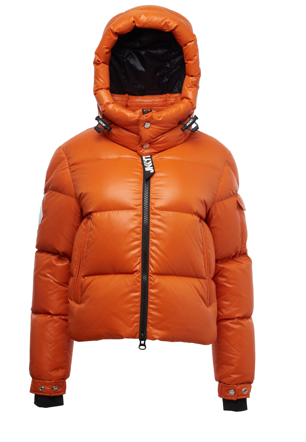 【ORANGE】Hooded padded jkt EZ Puffer Racer Hooded Jacket – JACK1T