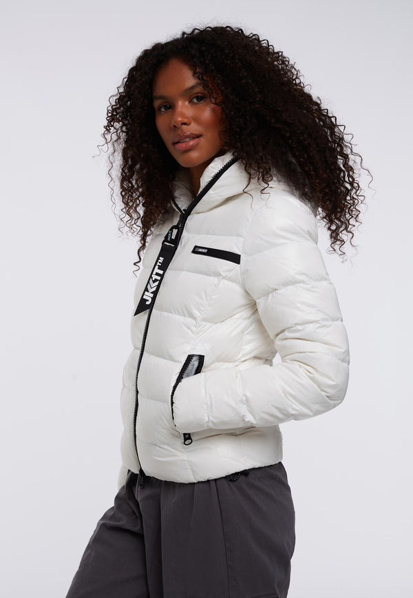 Buy Michael Kors Women Black Mock-Neck Zipper Jacket Online - 915202 | The  Collective