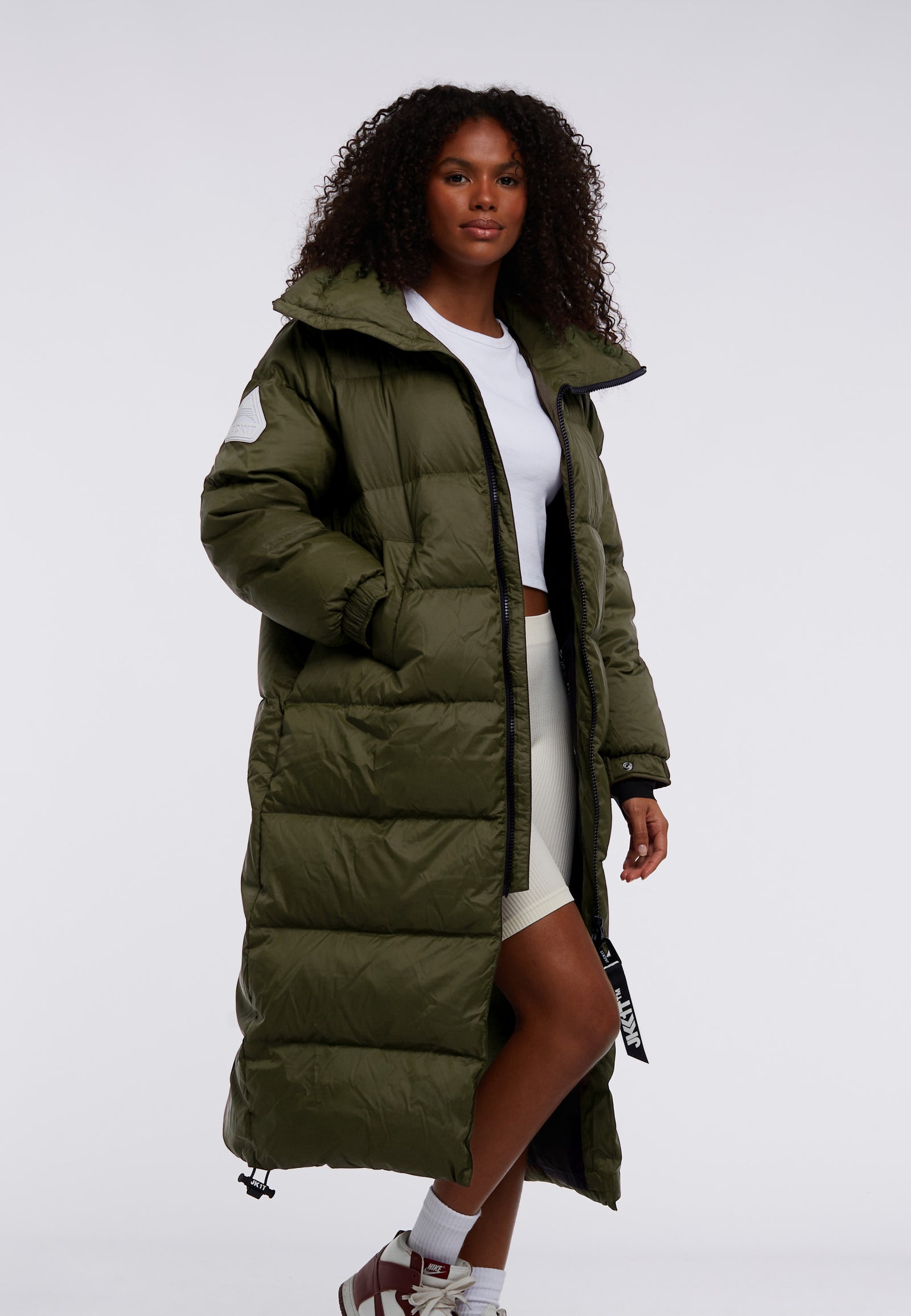 Cocoon puffer jacket best sale