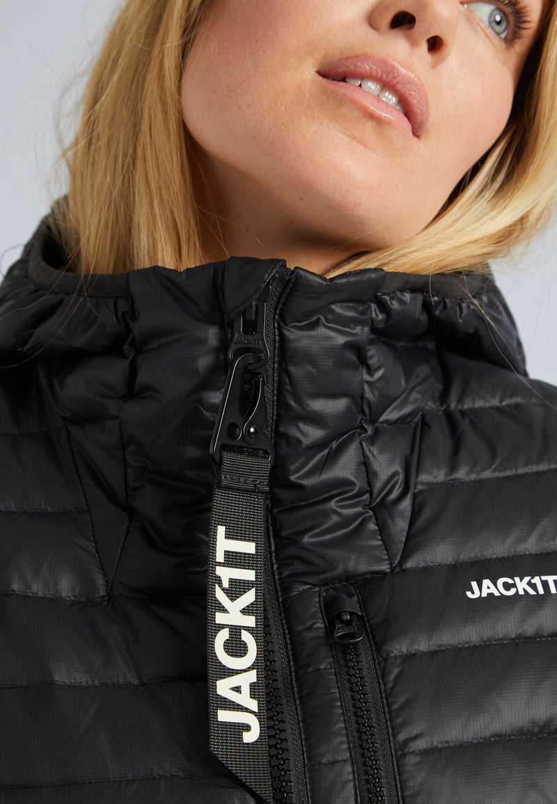 SATEL1TE Hooded Down Jacket