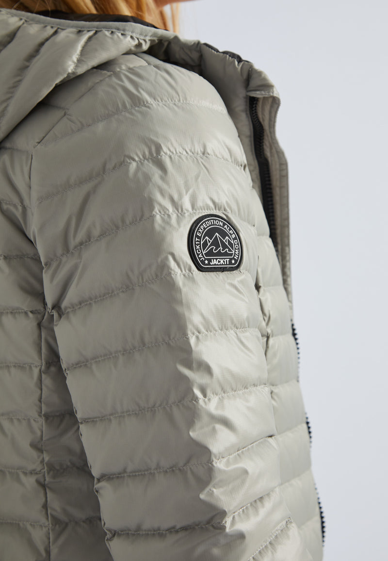 SATEL1TE Hooded Down Jacket