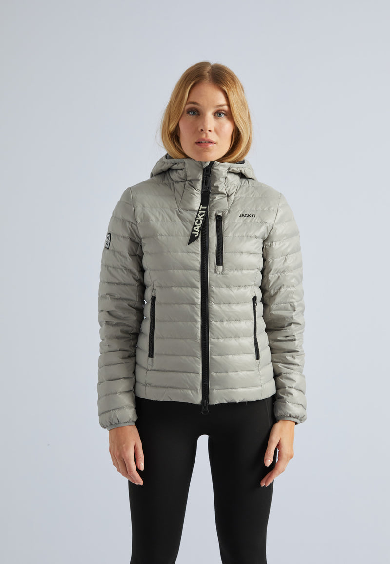 SATEL1TE Hooded Down Jacket