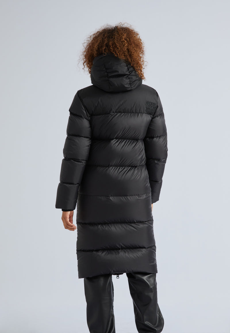 Brunotti Long Puffer Coat Damen Black Puffer Extra Long Puffer
