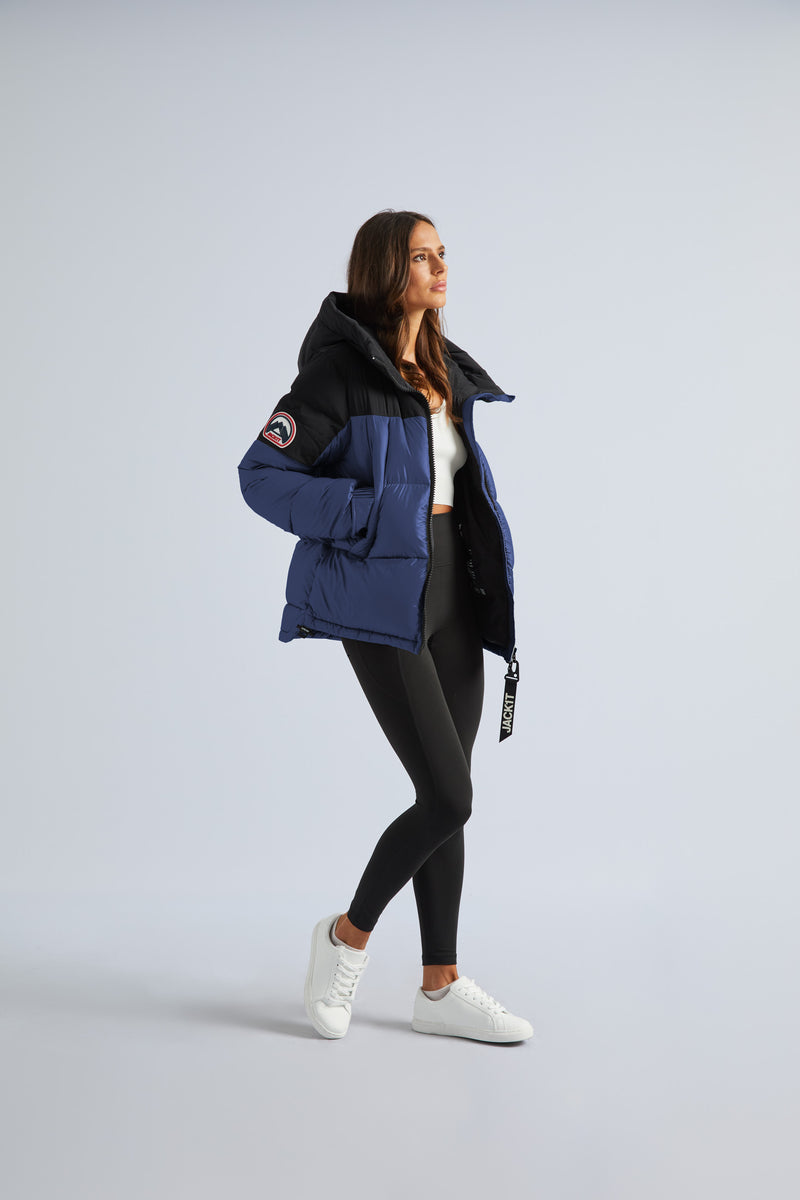 Luna Down Hooded Puffer Jacket