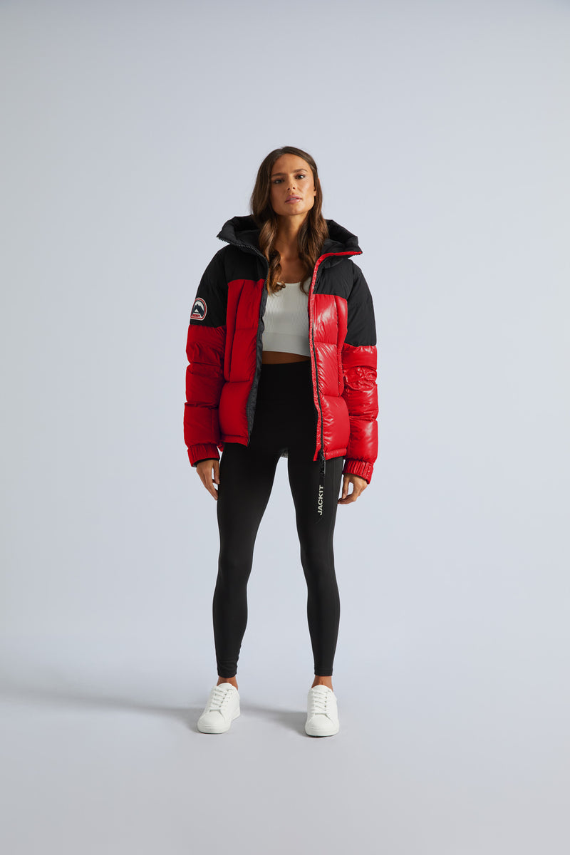 Luna Down Hooded Puffer Jacket