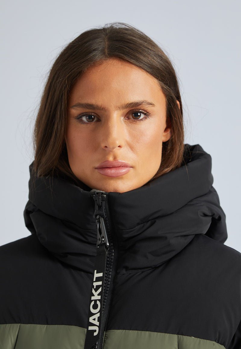 Luna Down Hooded Puffer Jacket