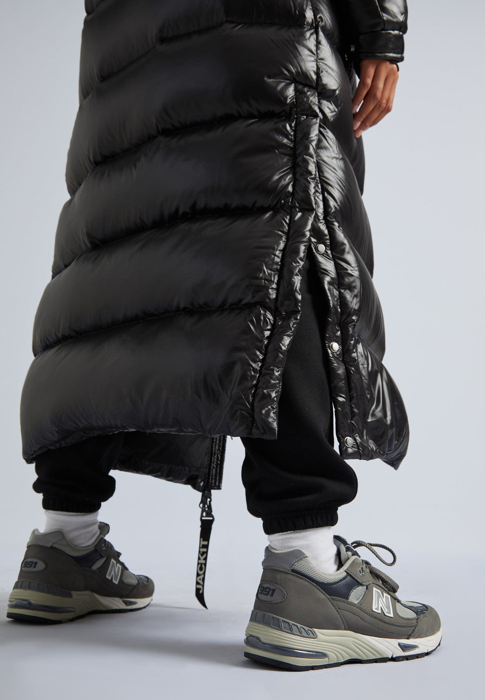 EZ Slick Ultra Long Down Coat Black by JACK1T