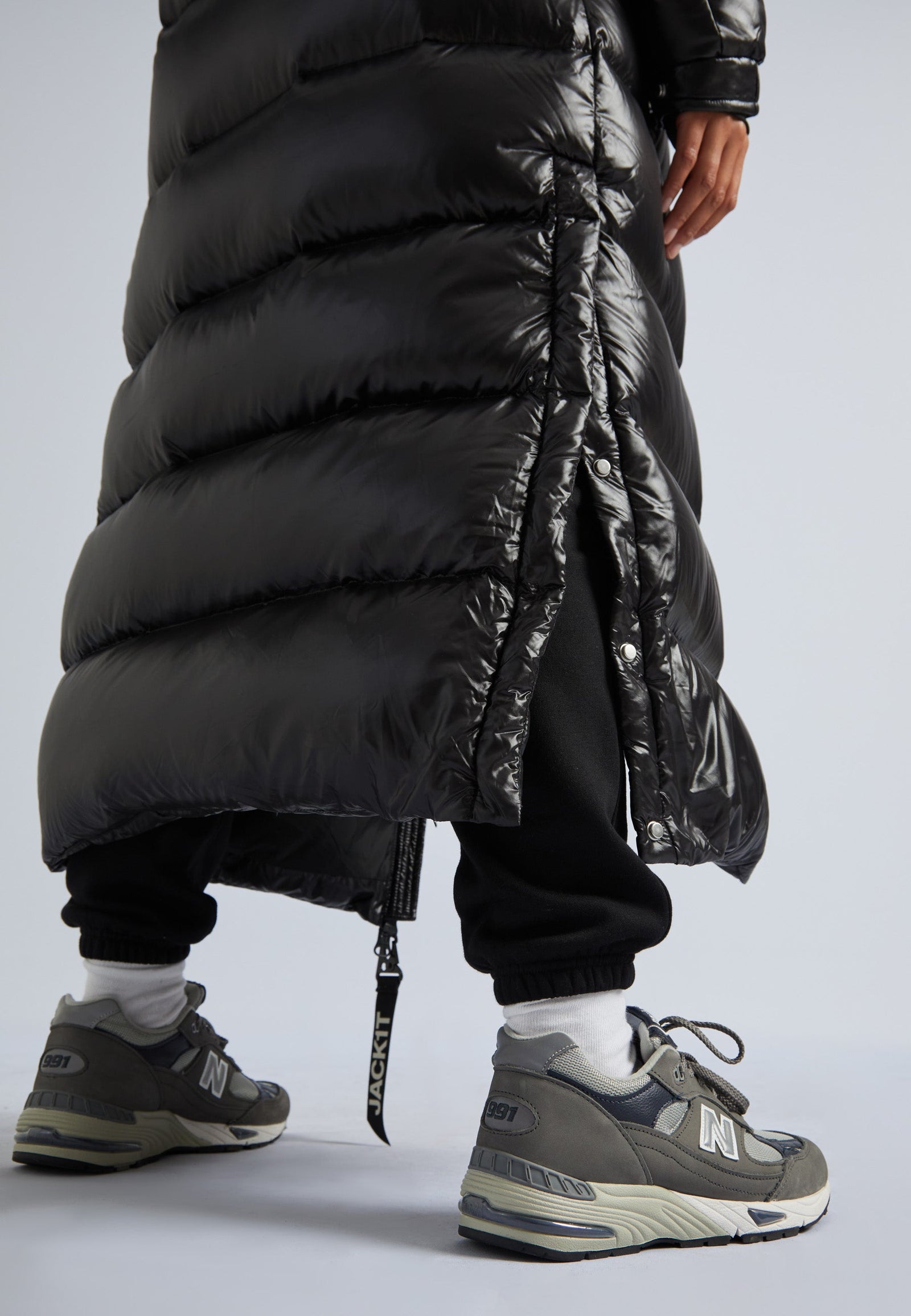 EZ Slick Ultra Long Down Coat Black by JACK1T