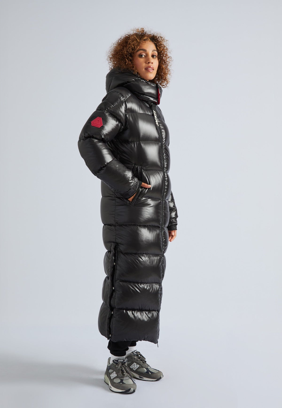 EZ Slick Ultra Long Down Coat Black by JACK1T