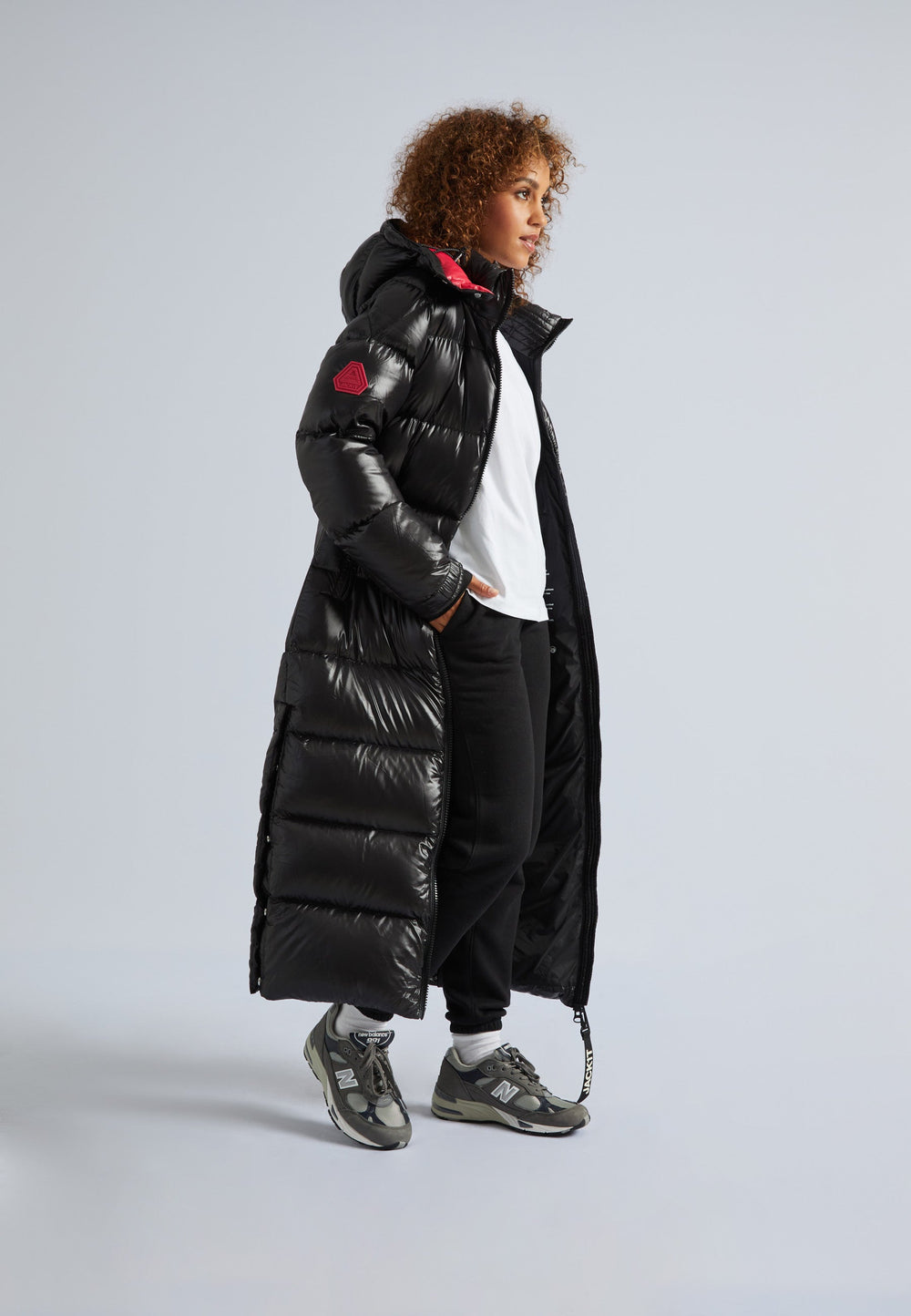 EZ Slick Ultra Long Down Coat Black by JACK1T