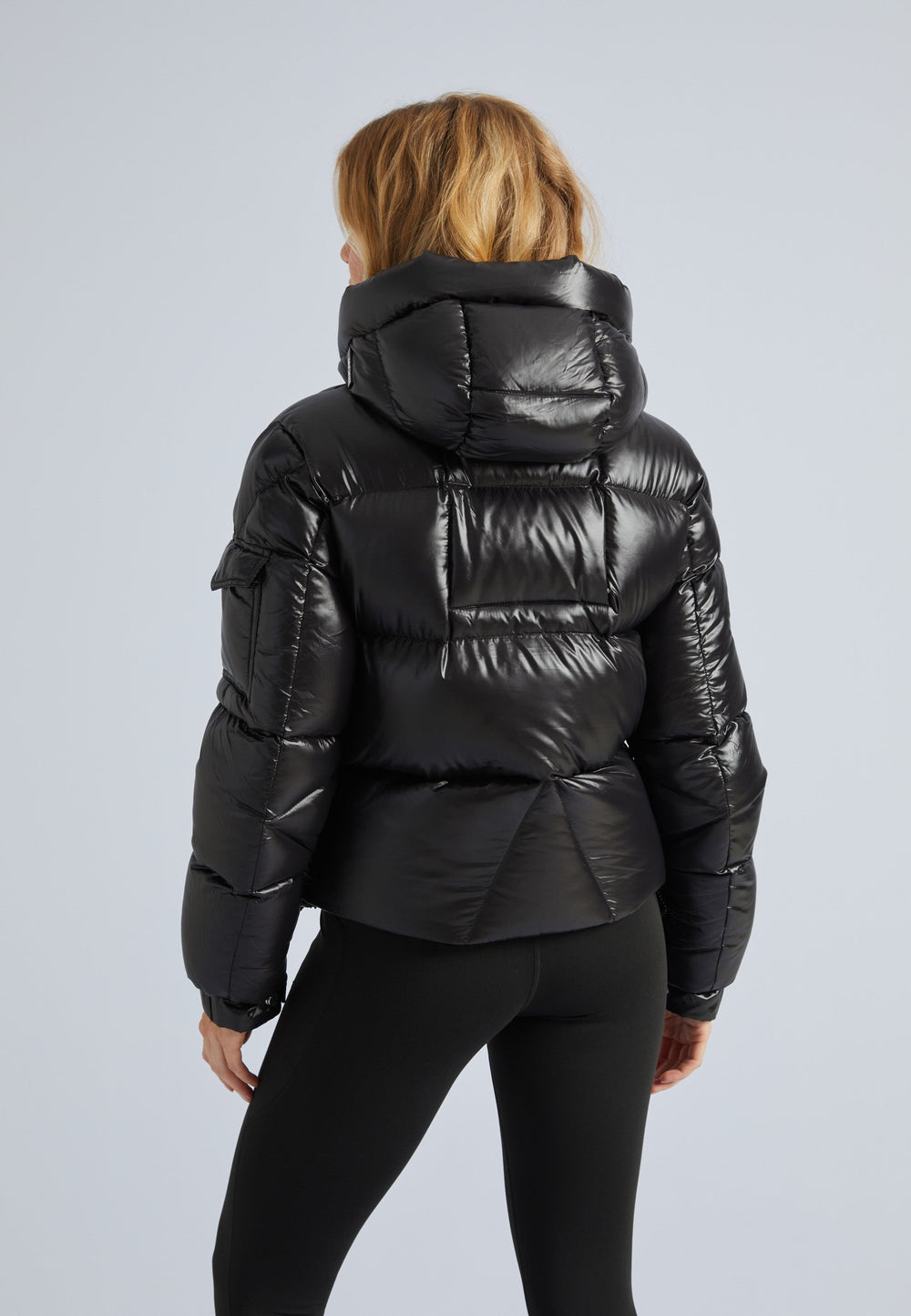 EZ Slick Puffer Hooded Jacket Black/Stone by JACK1T
