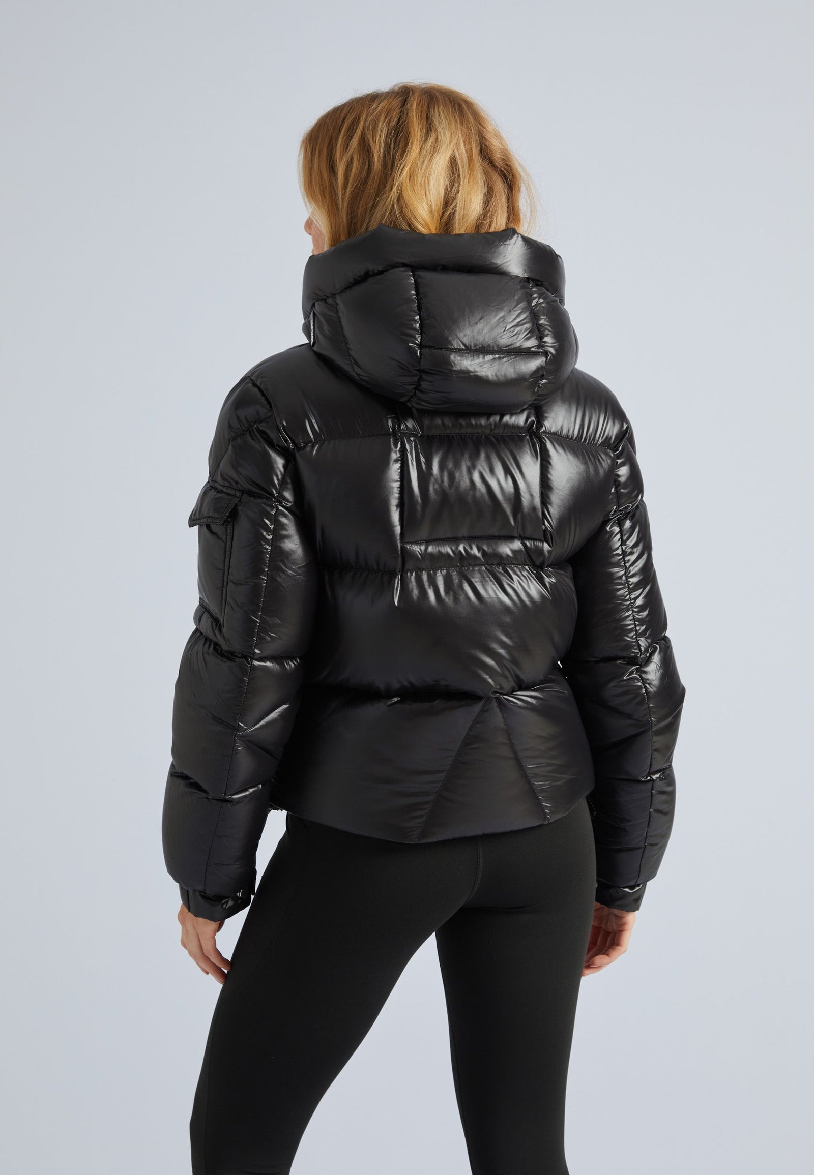EZ Slick Puffer Hooded Jacket Black/Stone by JACK1T