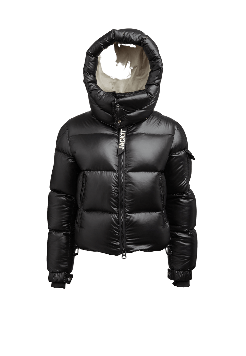 EZ Slick Puffer Hooded Jacket V2 flat lay swatch