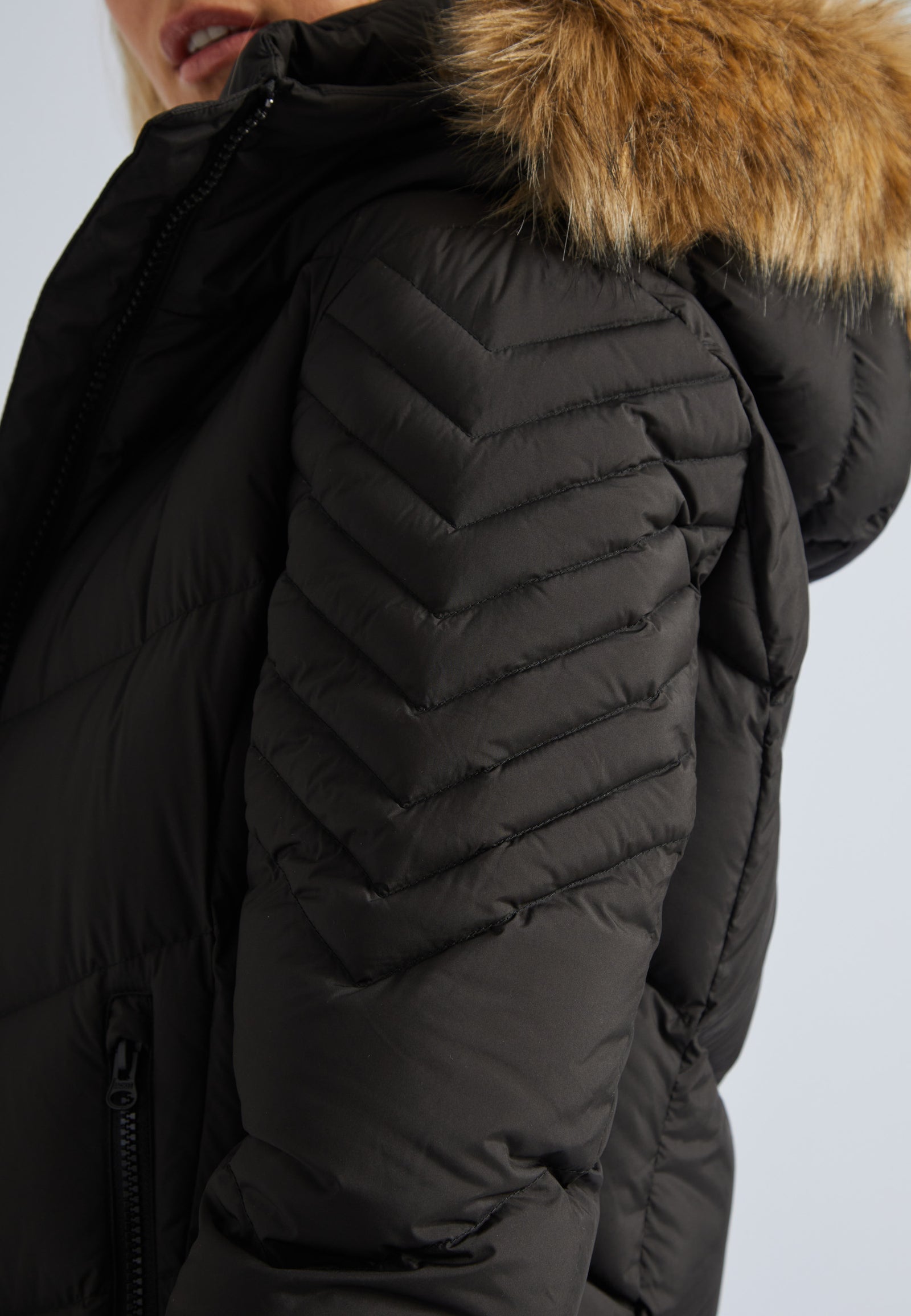 Shop Women's Vector Ultra Long Fur Coat V2 in Black | JACK1T
