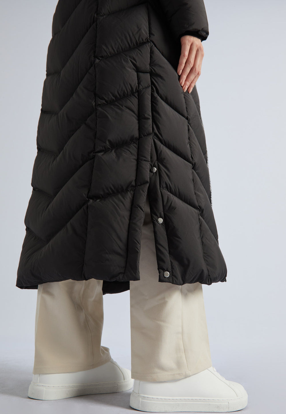 Vector Down Coat Black/Natural by JACK1T