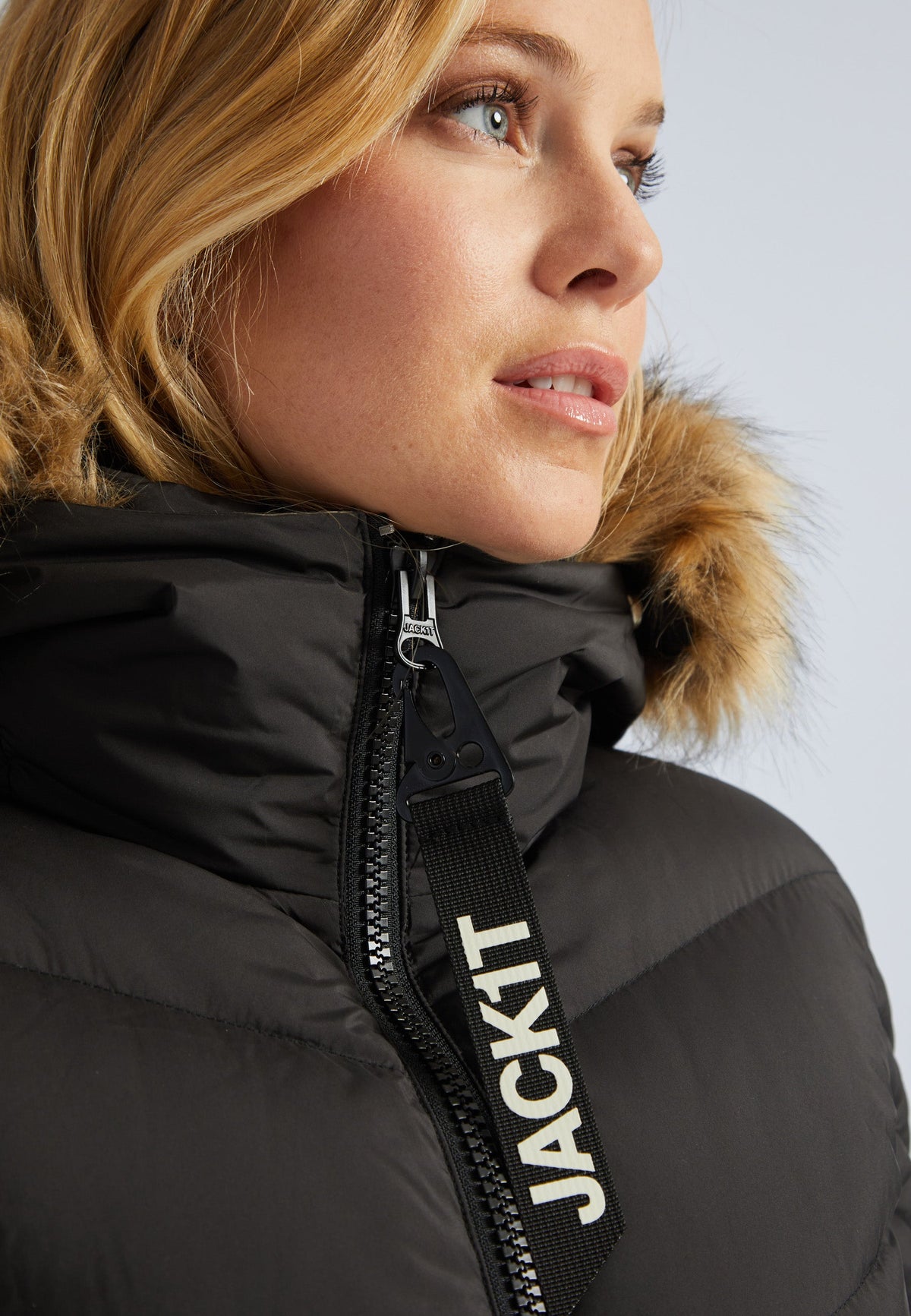 Vector Down Coat Black/Natural by JACK1T