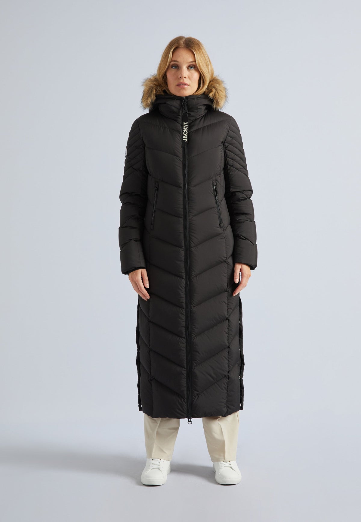 Vector Down Coat Black/Natural by JACK1T