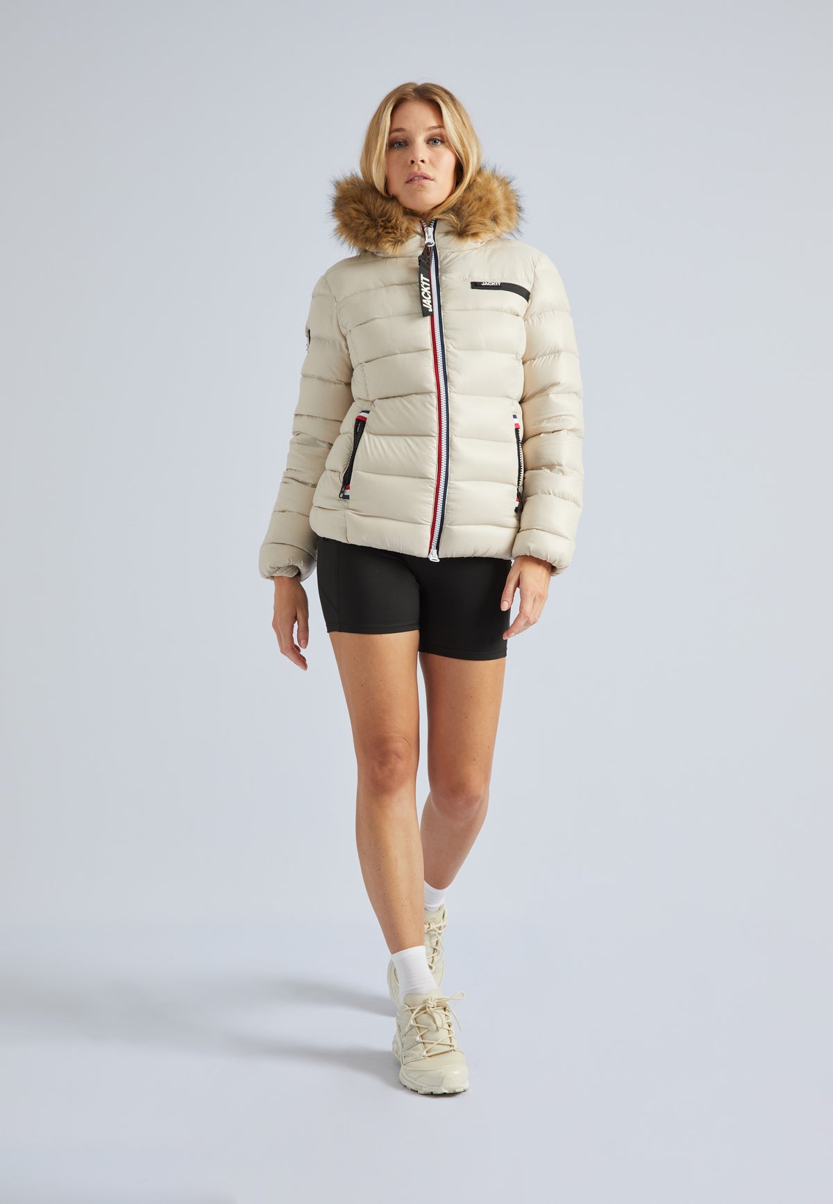 R3D Tricolore-Reißverschlussjacke