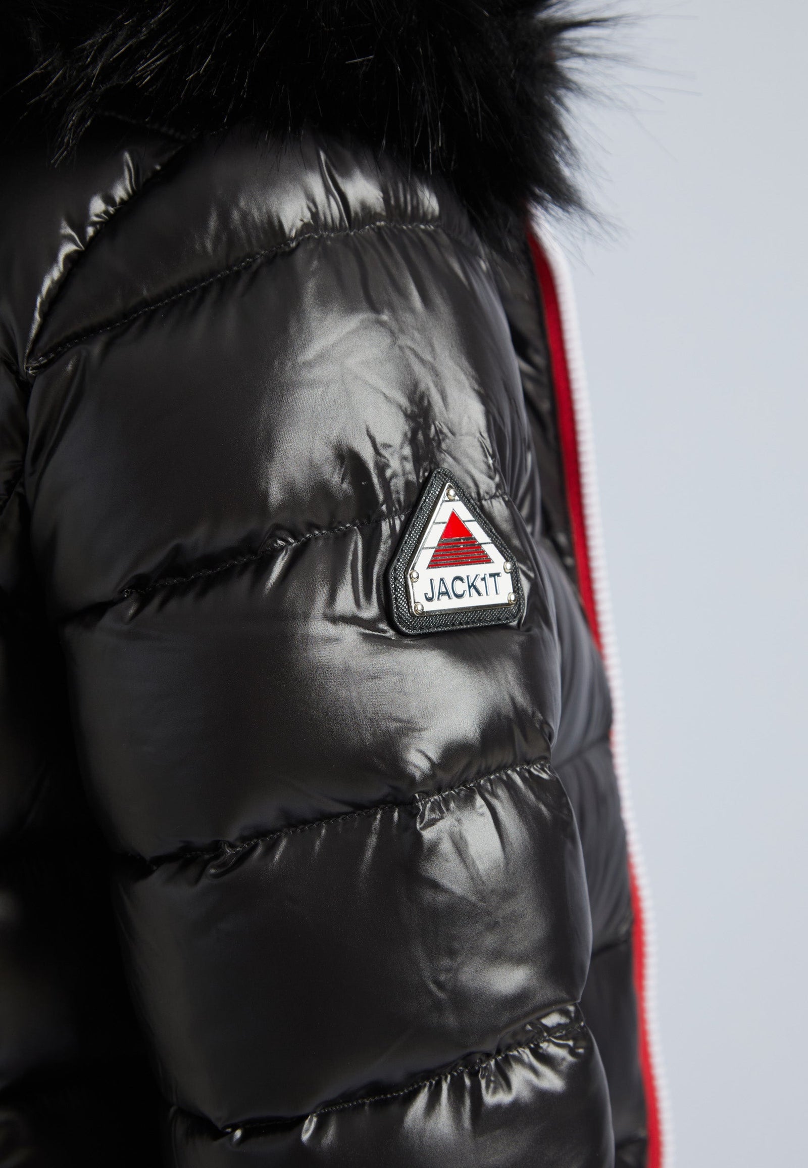 R3D Tricolore Zip Jacket Black by JACK1T