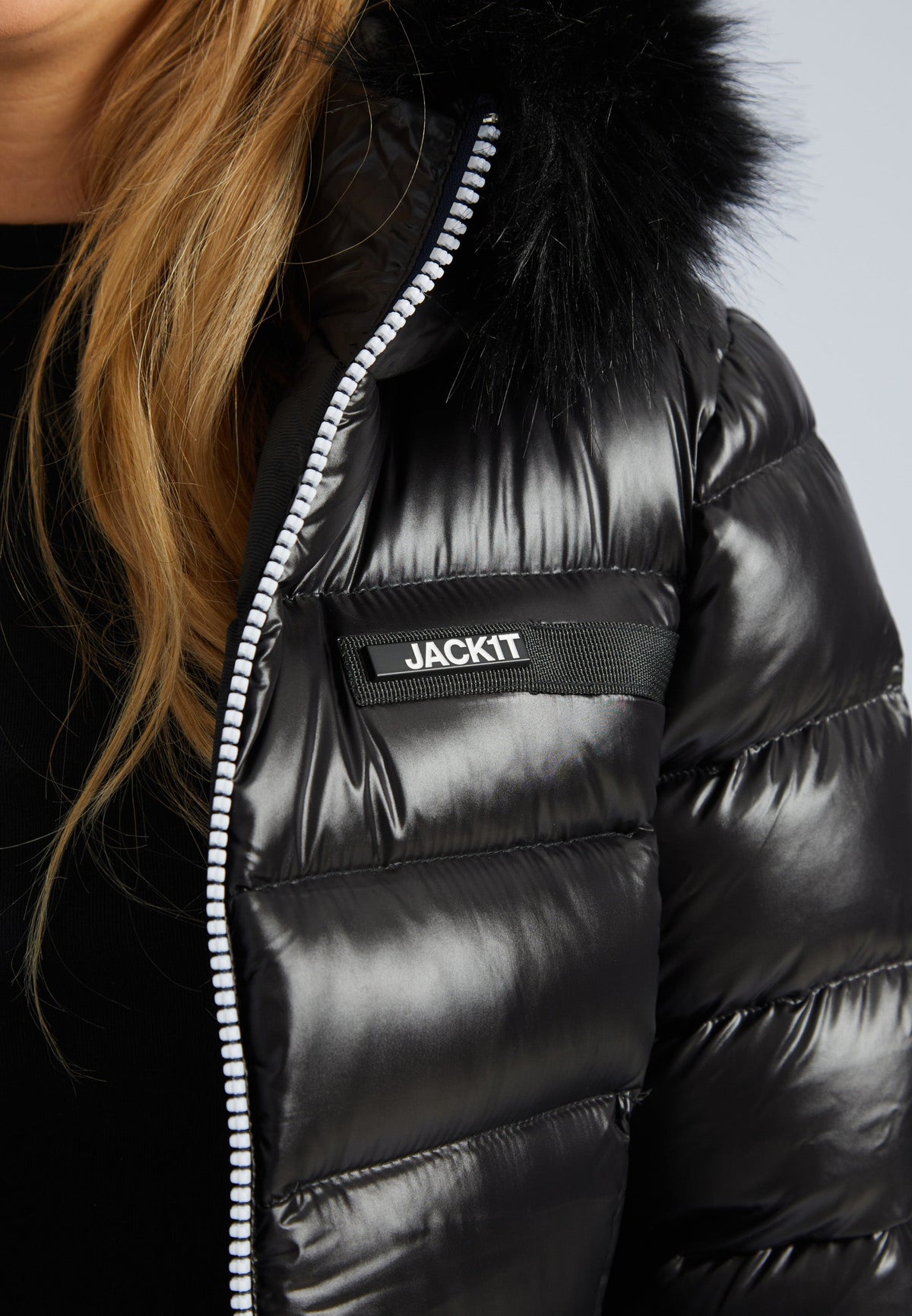 R3D Tricolore Zip Jacket Black by JACK1T