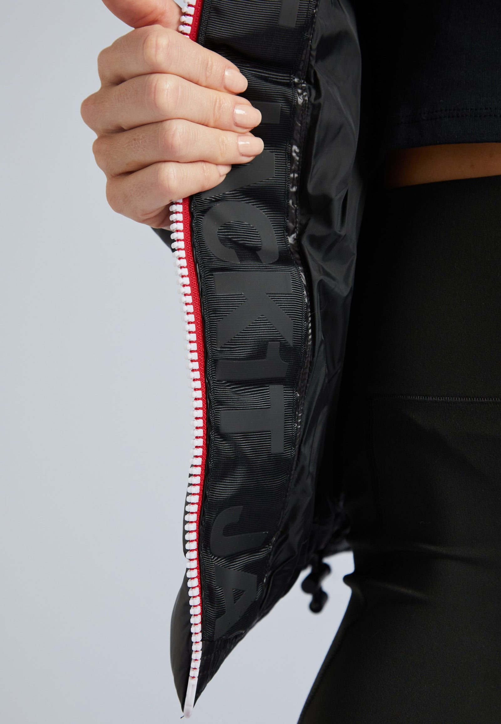R3D Tricolore Zip Jacket Black by JACK1T