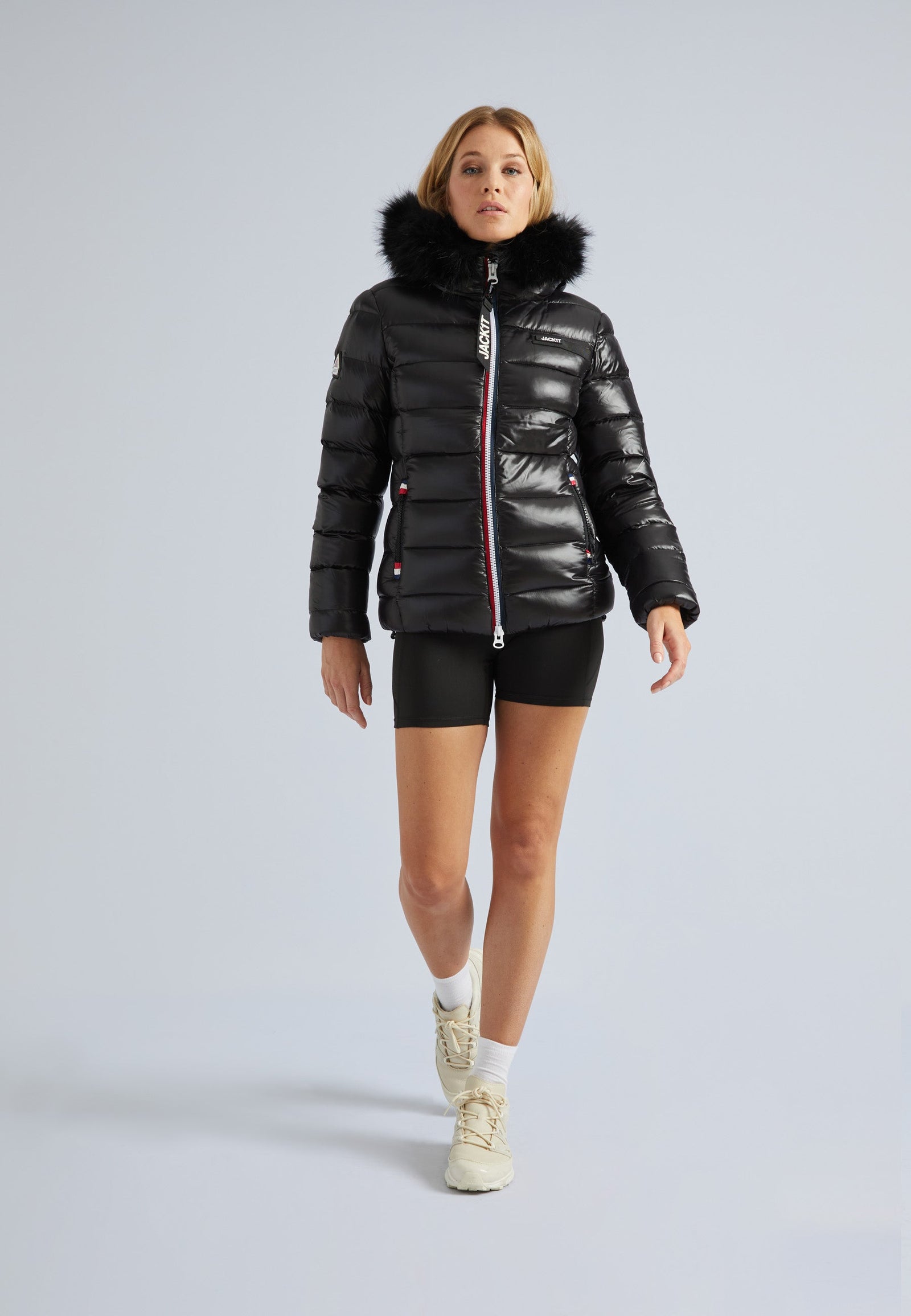 R3D Tricolore Zip Jacket Black by JACK1T