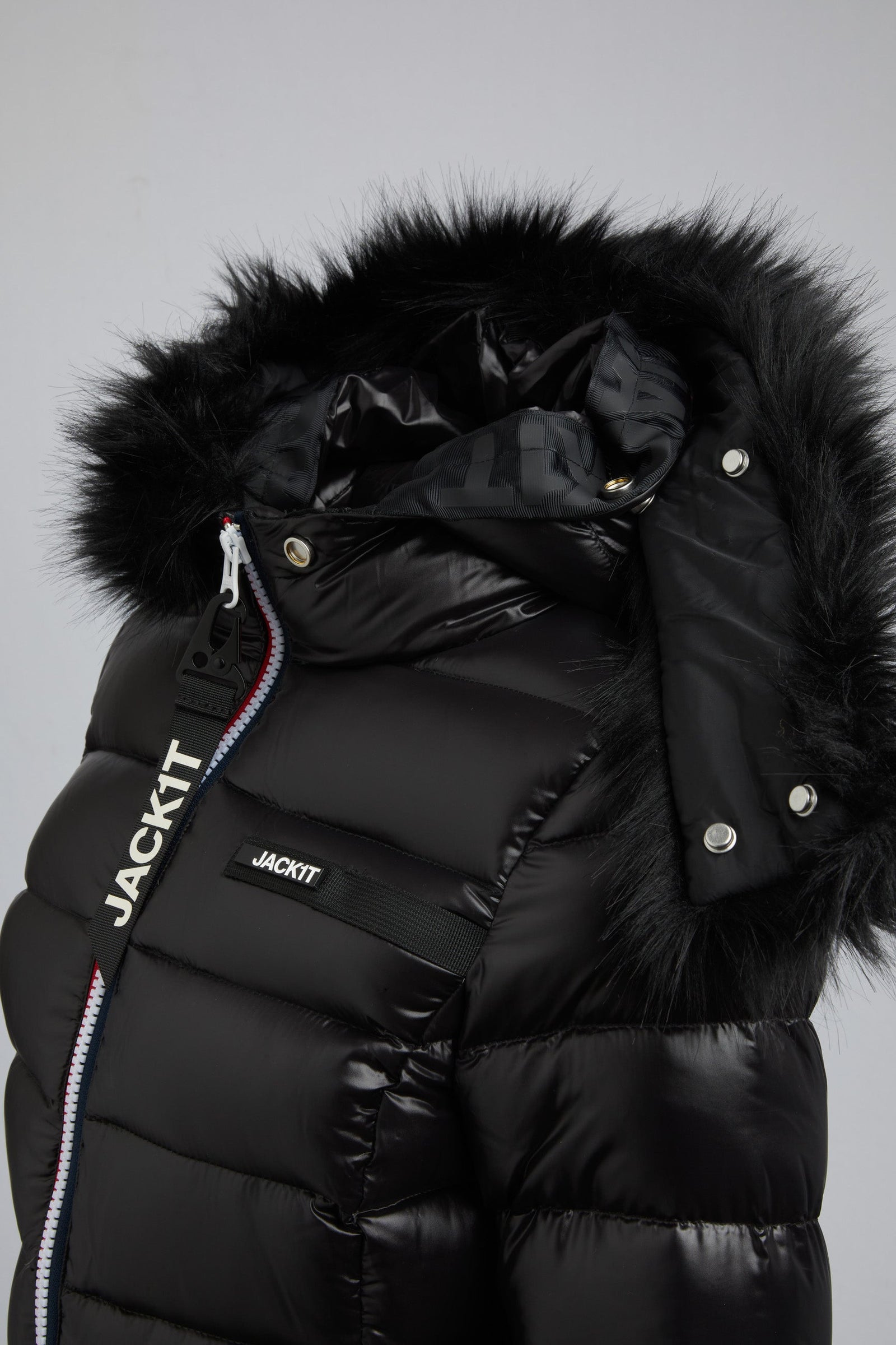 R3D Tricolore Zip Jacket Black by JACK1T