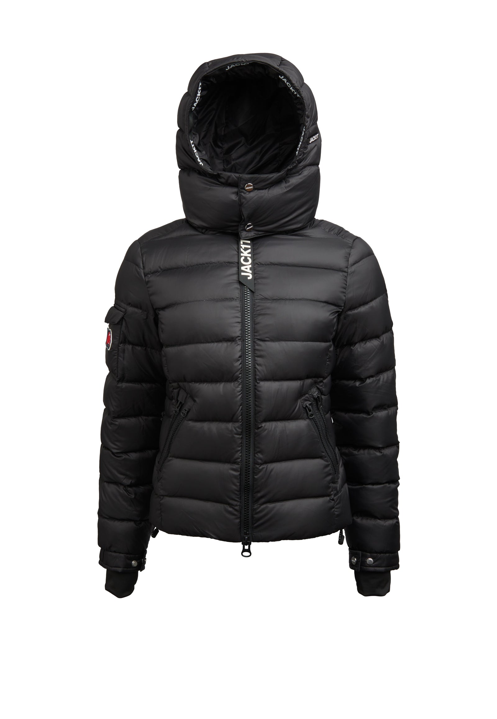 Shop Women's Squadra Dry Racer Jacket in Black | JACK1T