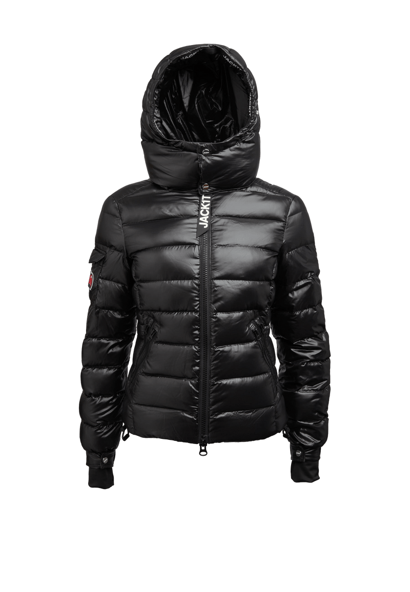 Squadra Slick Racer Jacket Black flat lay swatch