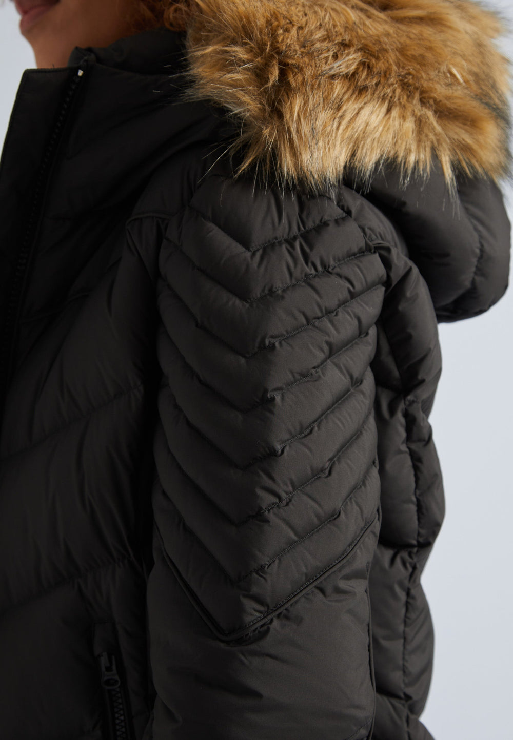 Opium Luxe Parka Coat Black by JACK1T