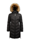 Opium Luxe Parka Coat Black