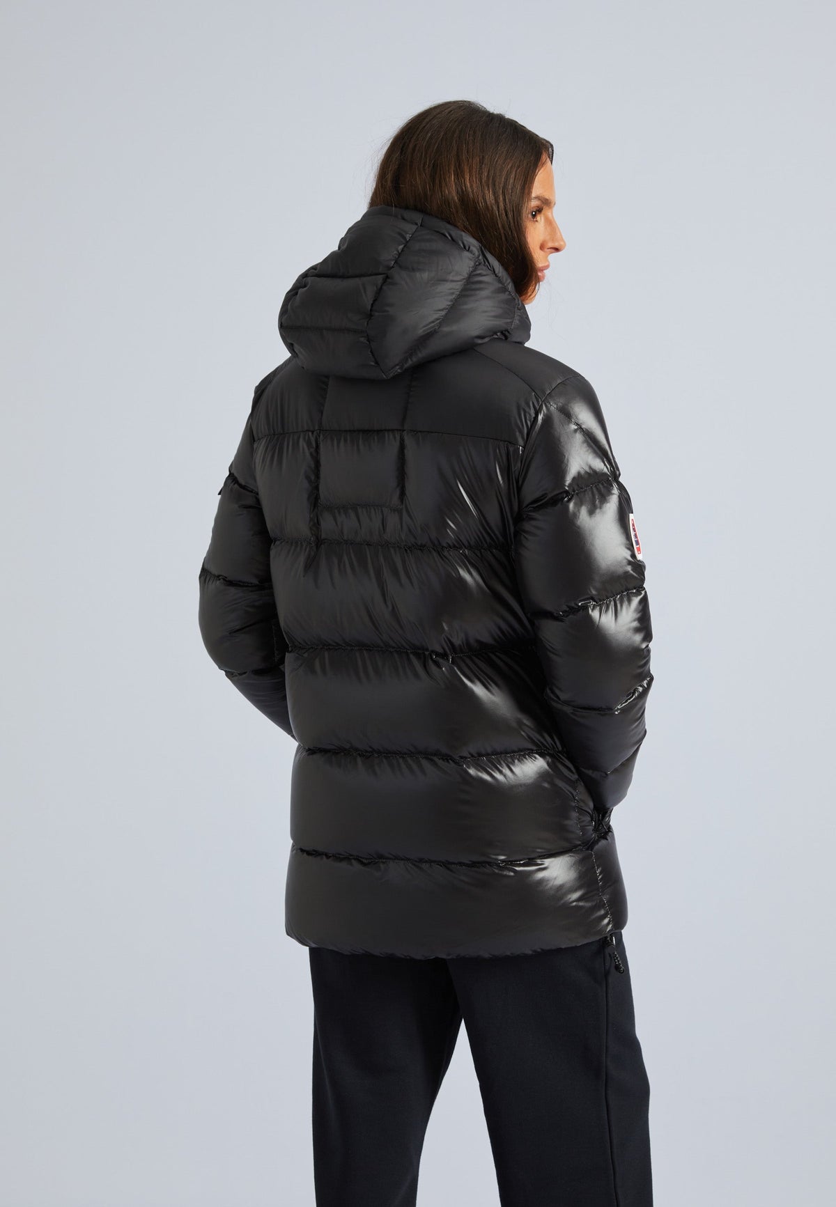 Front Runner Slick Puffer Jacket Black/Stone by JACK1T