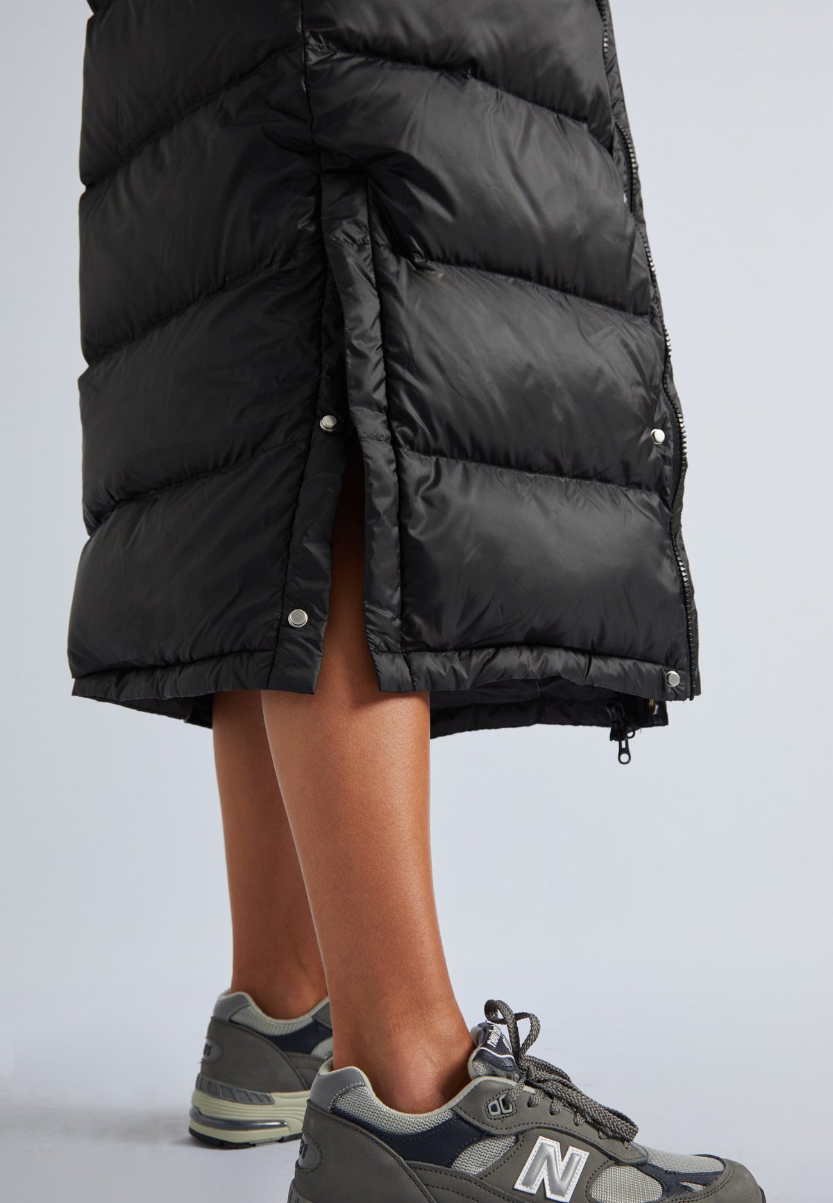 Cocoon Extra Long Coat Black by JACK1T