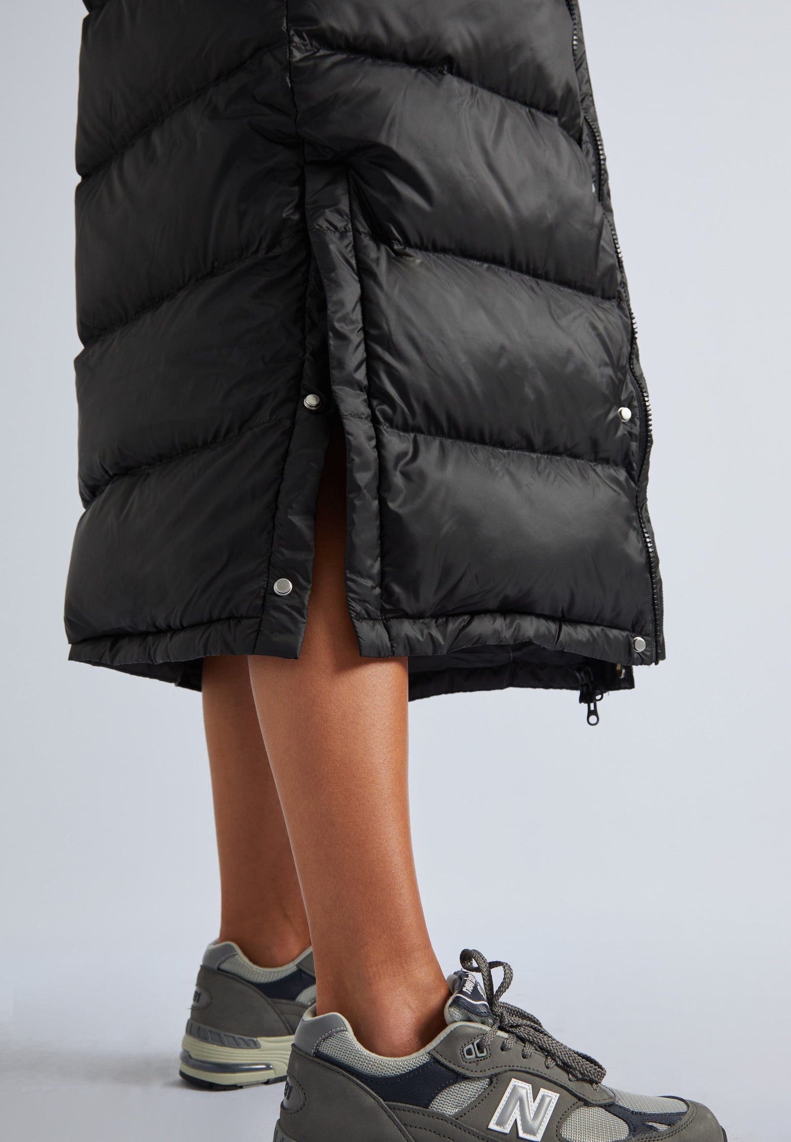 Cocoon Extra Long Coat Black by JACK1T