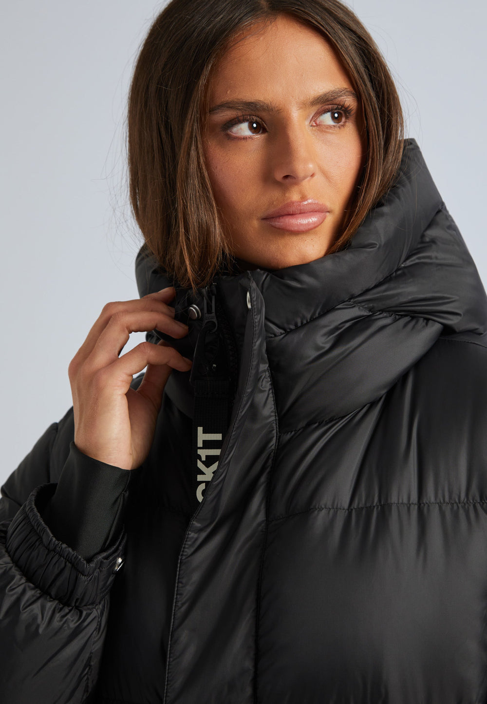 Cocoon Extra Long Coat Black by JACK1T