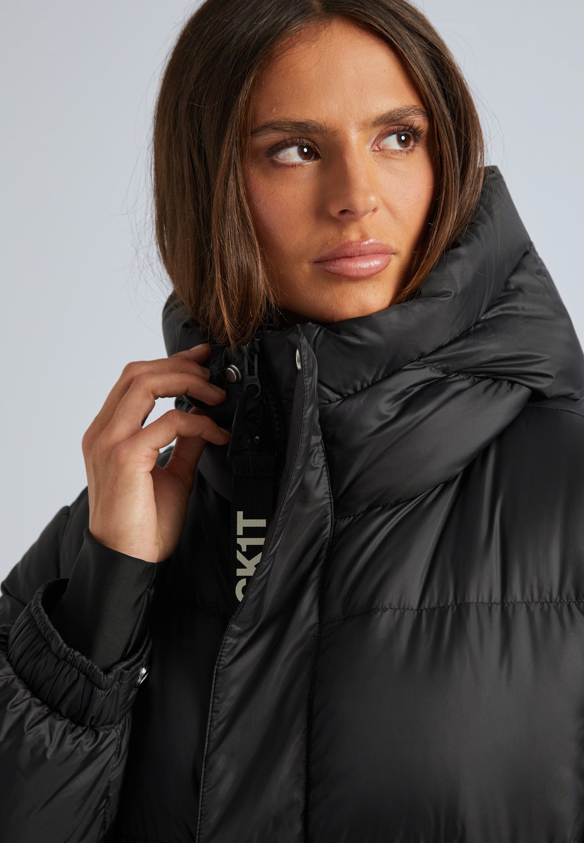Cocoon Extra Long Coat Black by JACK1T