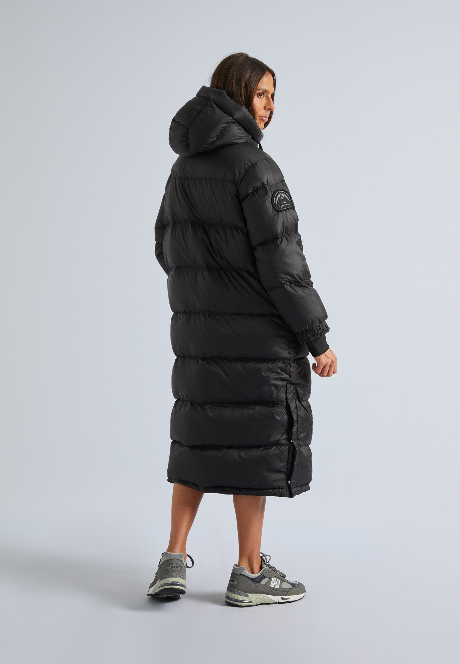 Cocoon Extra Long Coat Black by JACK1T