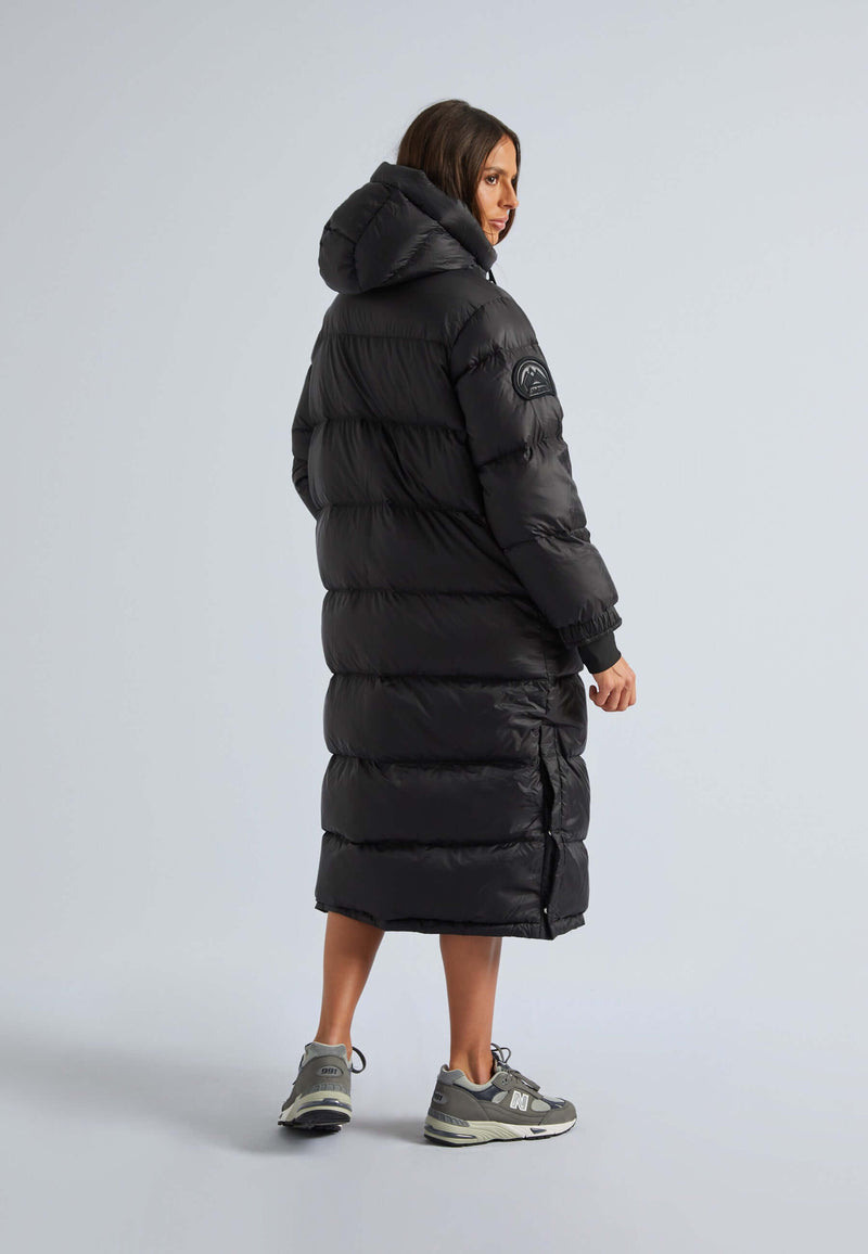 Cocoon Extra Long Coat Black by JACK1T