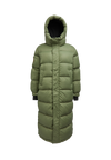 Cocoon Extra Long Coat Muted Olive