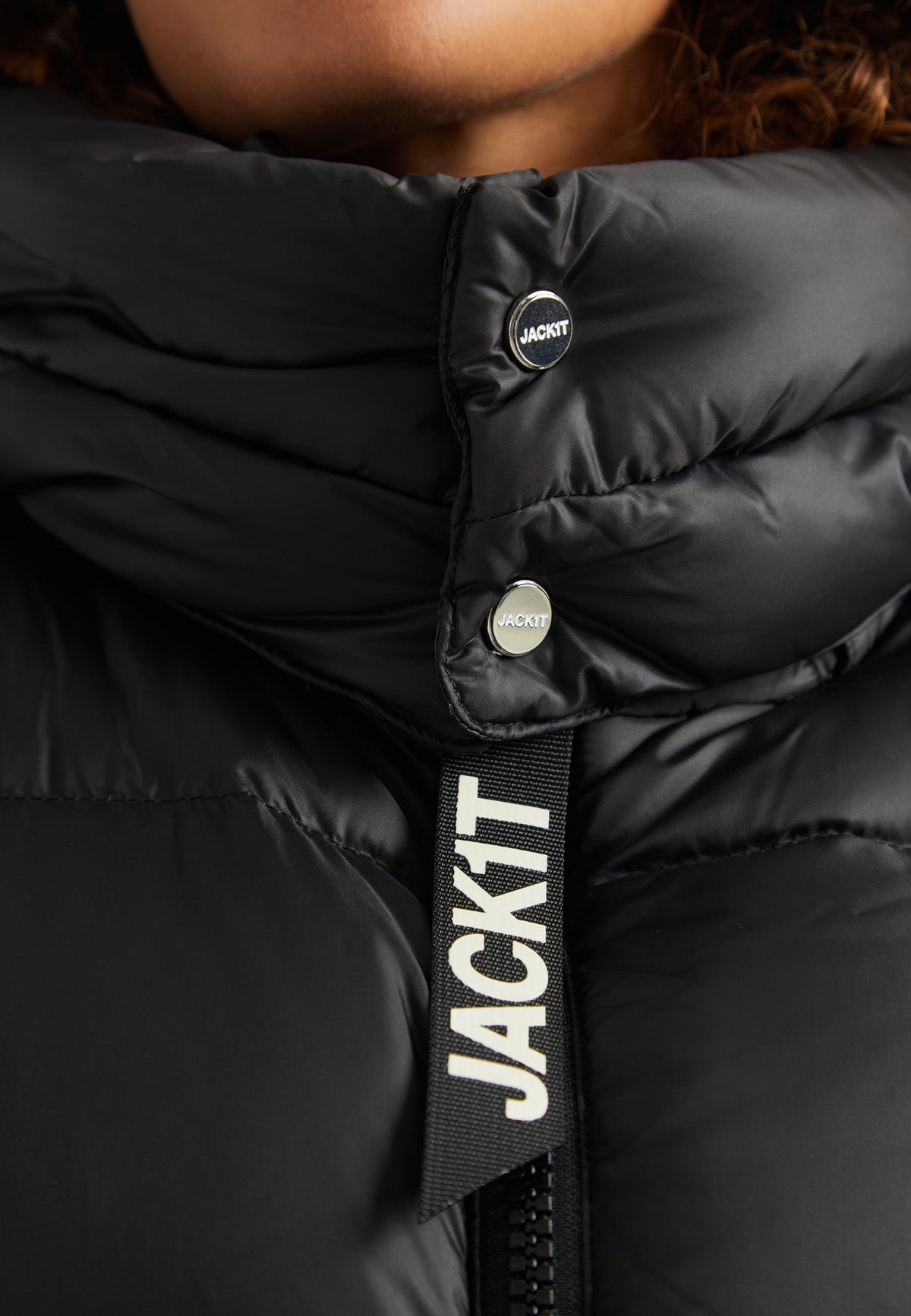 EZ Dry Puffer Hooded Jacket Black by JACK1T