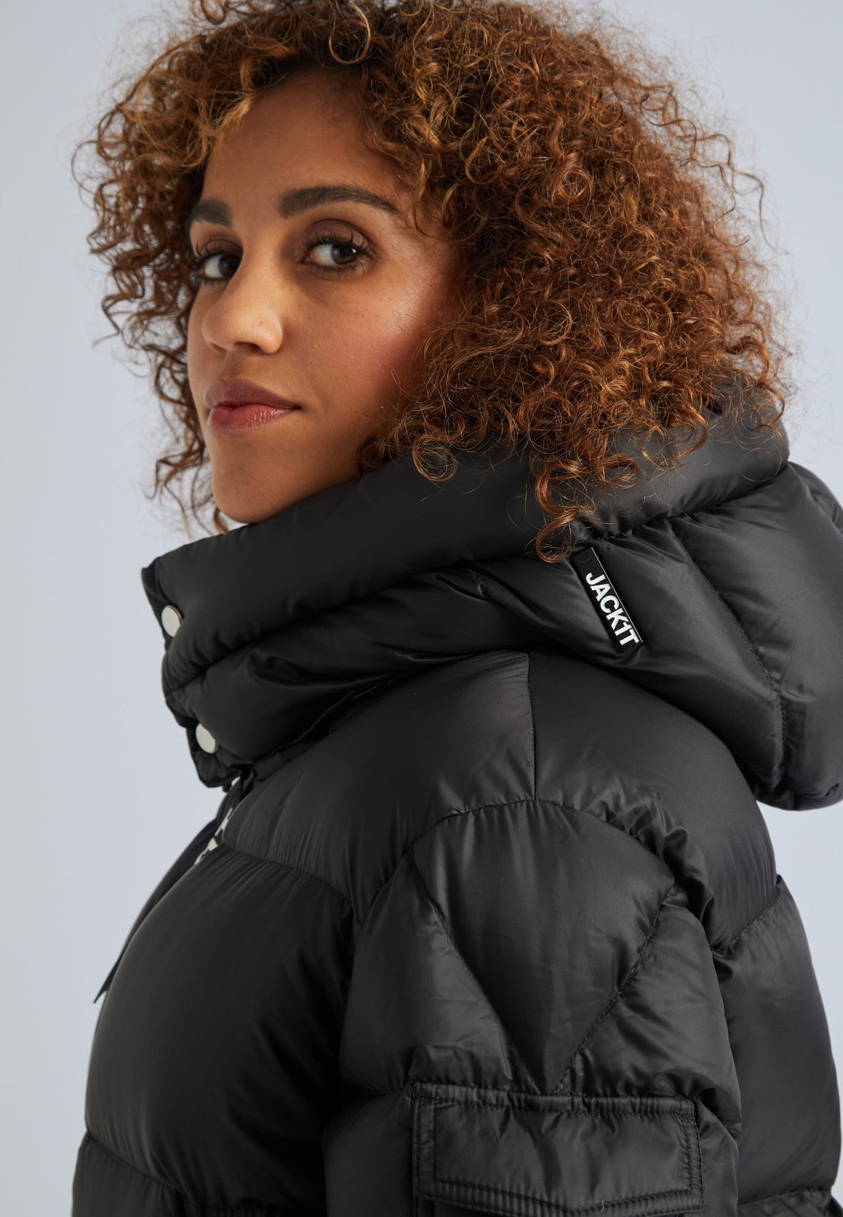 EZ Dry Puffer Hooded Jacket Black by JACK1T