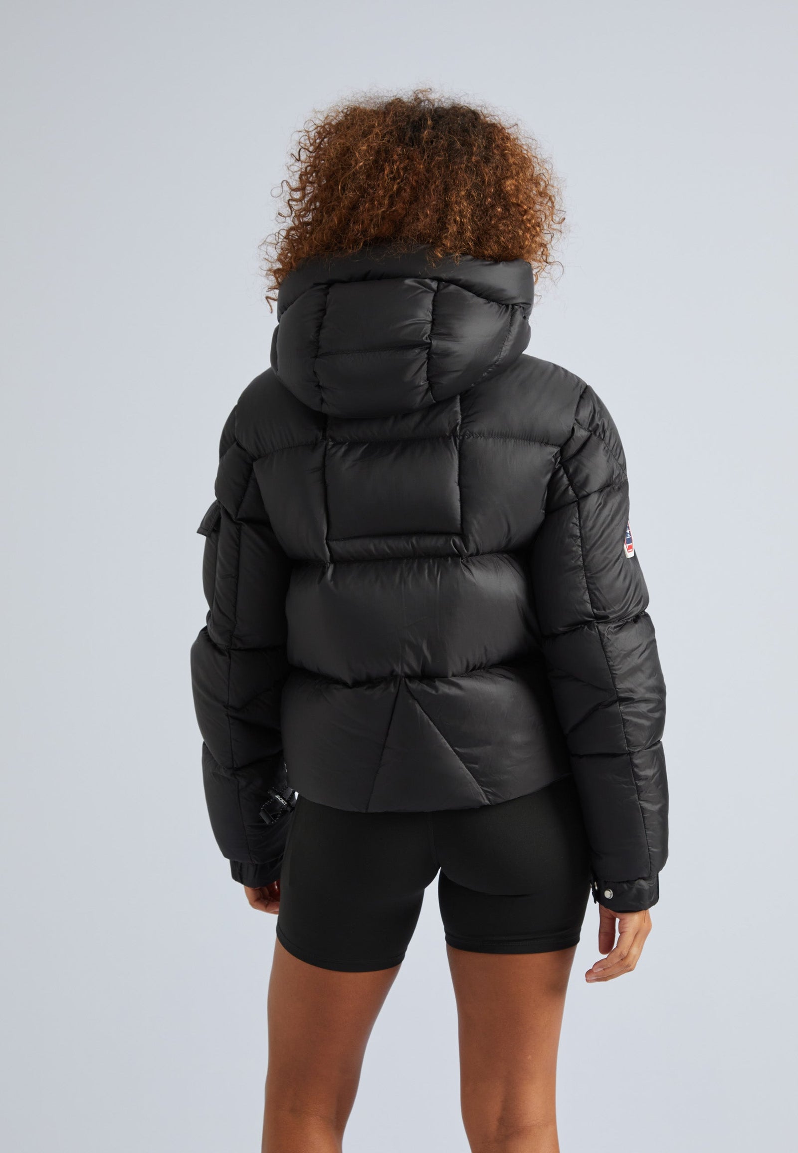 EZ Dry Puffer Hooded Jacket Black by JACK1T