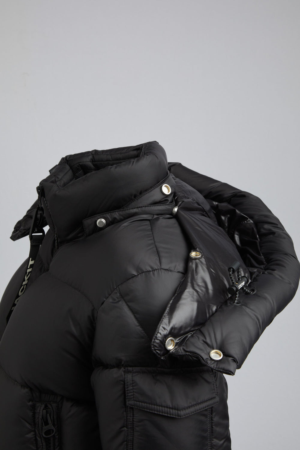 EZ Dry Puffer Hooded Jacket Black by JACK1T