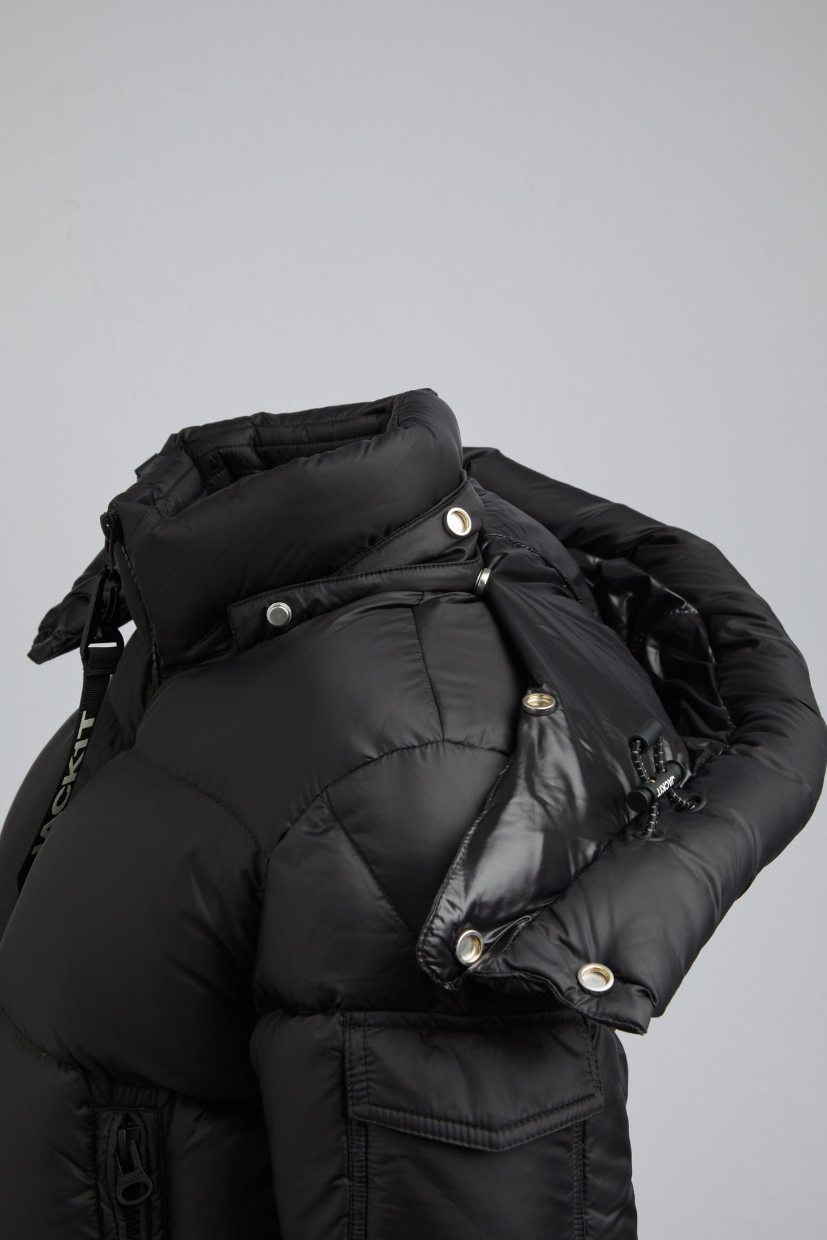 EZ Dry Puffer Hooded Jacket Black by JACK1T